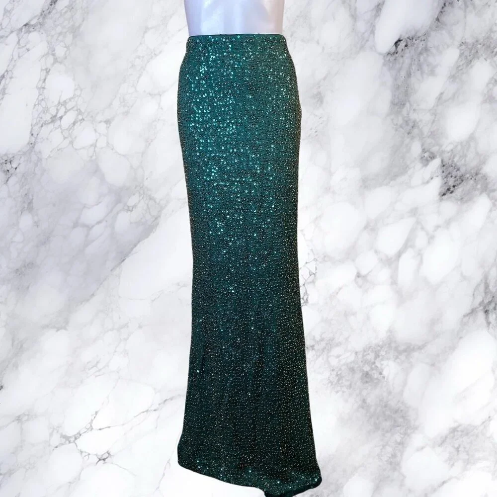 Michael Costello x REVOLVE Ambriela Skirt in Emerald